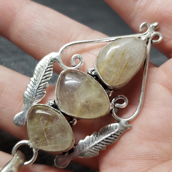 Rutile Quartz Necklace - Picture 2 of 6